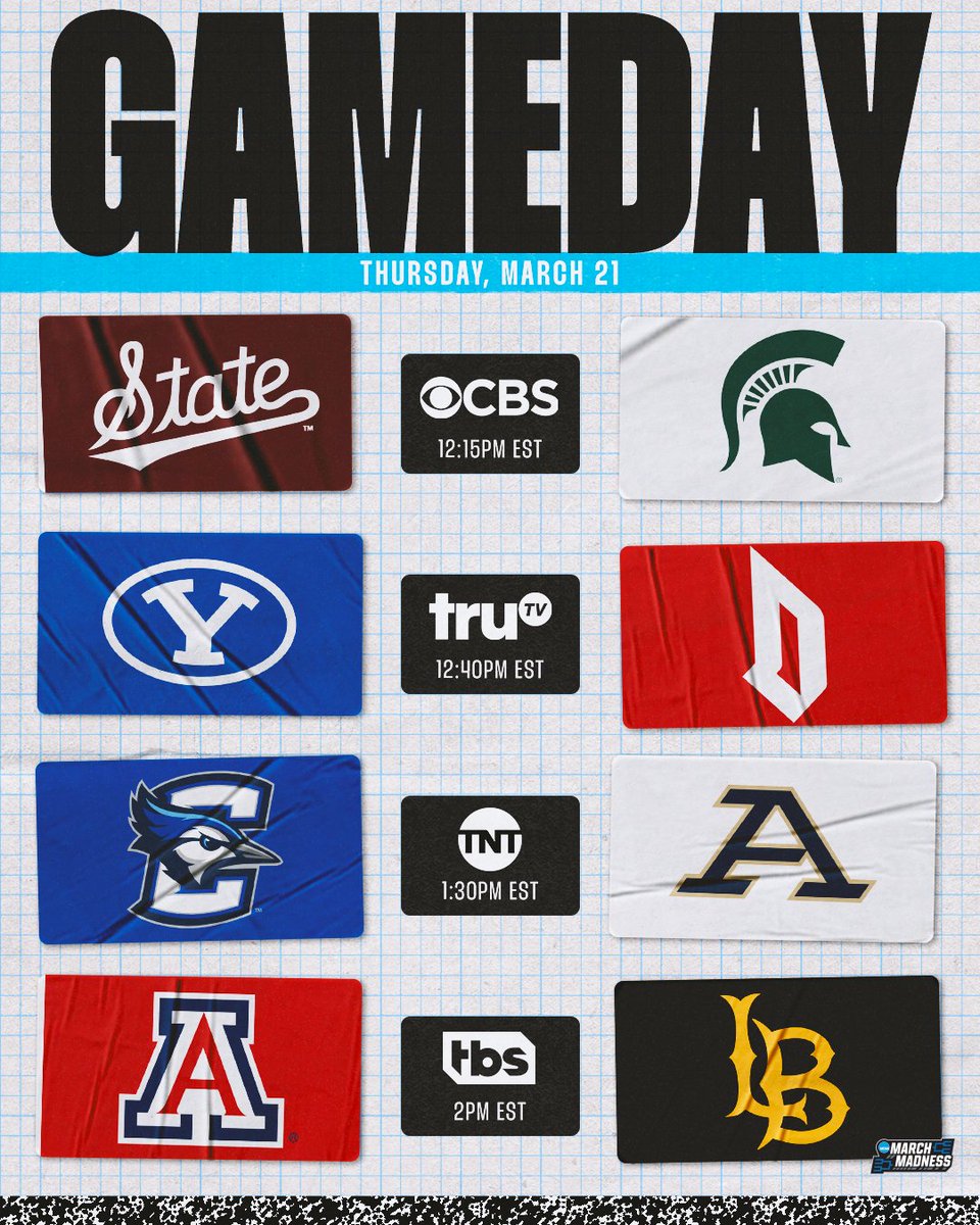 MarchMadnessMBB's tweet photo. #MarchMadness. All day. 🔥

📺: https://t.co/qNCGUkxHwC https://t.co/sewvxe16Lz