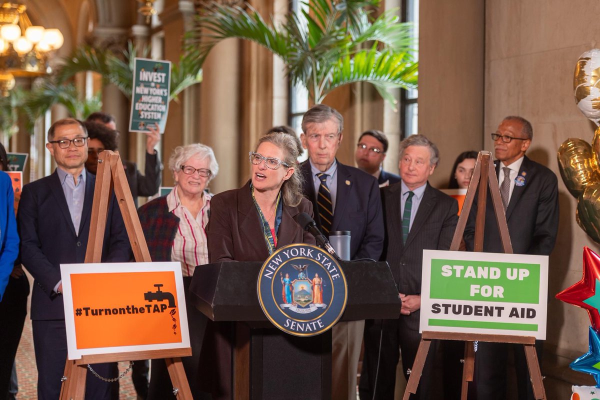 NY financial aid has not kept pace with inflation, creating barriers to accessing public higher education. Increasing TAP funding and expanding eligibility is good for students, our economy & workforce. #TurnOnTheTAP