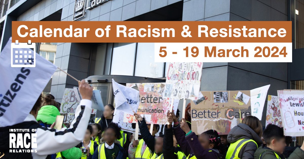 IRR NEWSLETTER IS OUT NOW! Anti-immigration election campaigning, extremism and the need to fight back ✍️ Editorial 📅 Calendar of Racism & Resistance 🗣️ Liz Fekete on 'Defend the right to protest' panel 📚 Stock sale bit.ly/IRRNEWS21032024