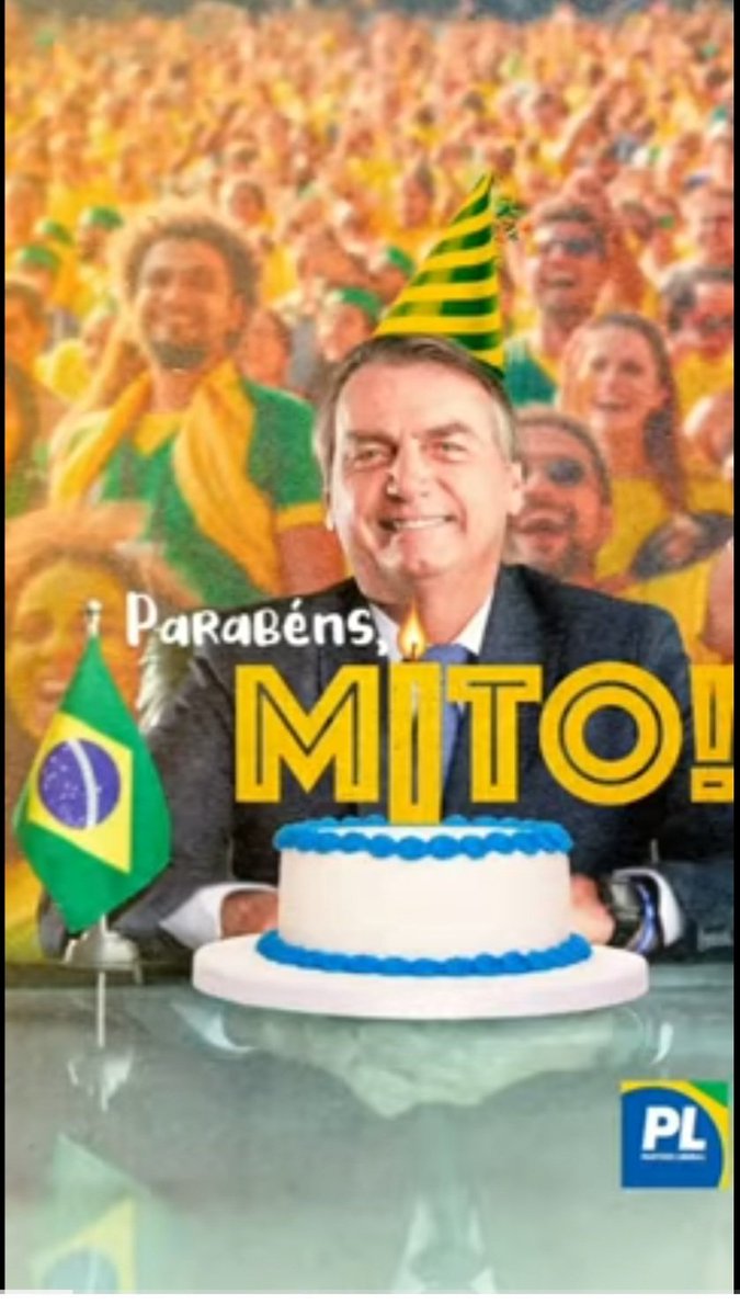 Vida longa ao Mito 🇧🇷👏🙏 #VidaLongaAoMito #ParabénsBolsonaro