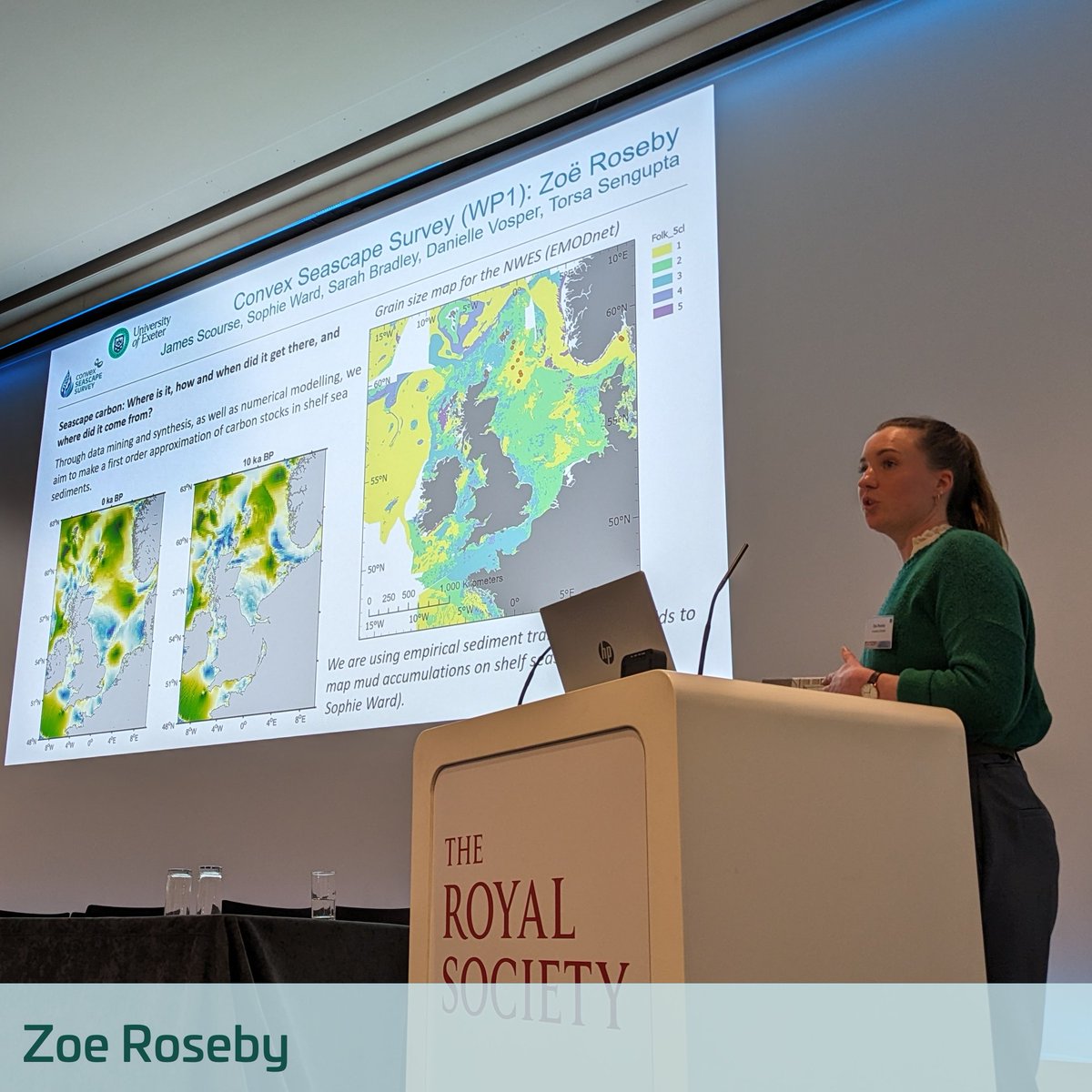 A great moment for the Convex Seascape Survey team last week, as @ZoeRoseby spoke at the UK Centre for Seabed Mapping meeting! 🌊 We're excited to be part of this vital discussion on the role of seabed mapping in ocean science, alongside seven other Early Career Researcher's…