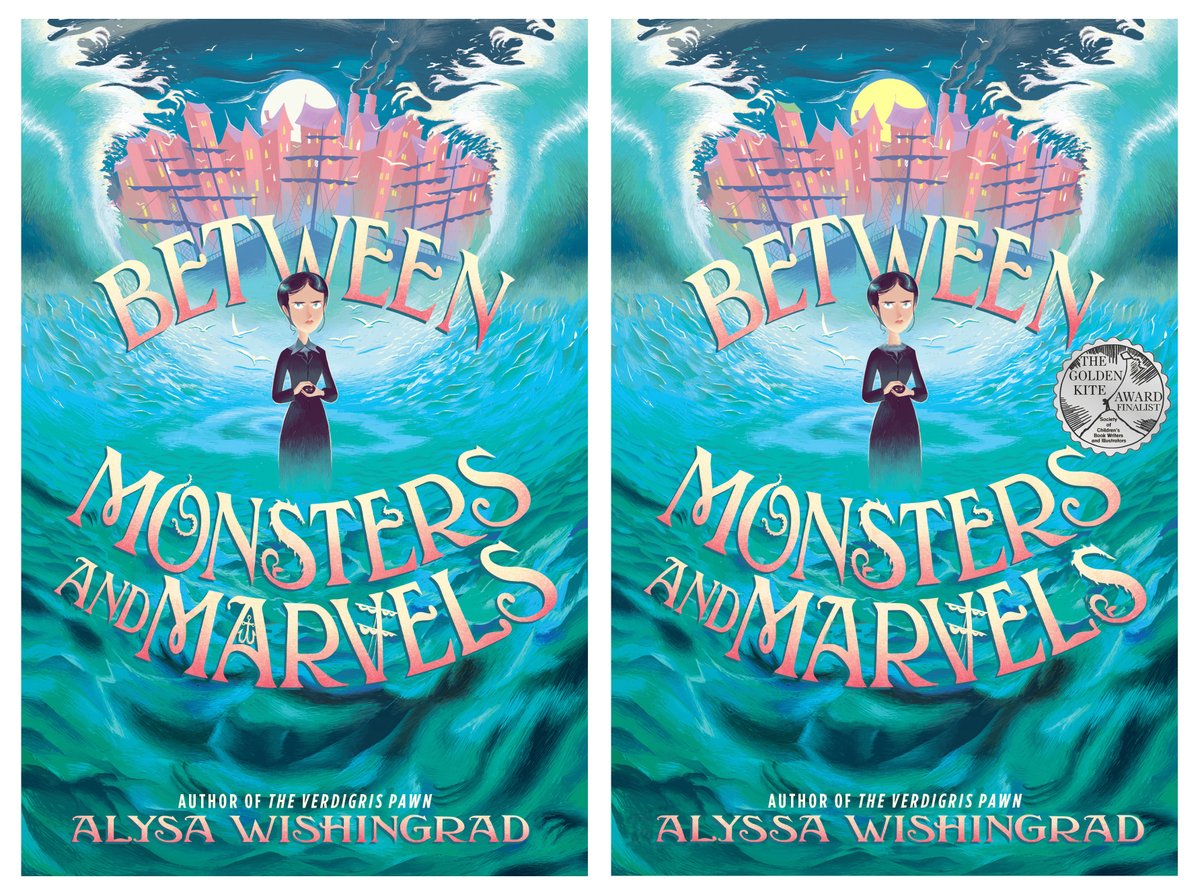 📚GIVEAWAY GAME!📚 #Teachers & #Librarians! 2 winners of a signed copy of BETWEEN MONSTERS & MARVELS by @AGWishingrad! To play: ✅Find the differences between the 2 covers and comment with the # you find ☑️Retweet & tag a friend = you both win a copy!🎉 Good luck!!