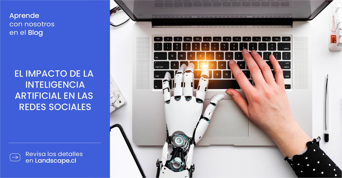 LandscapeCL's tweet photo. ¡La Inteligencia Artificial está transformando las redes sociales! Descubre su impacto en nuestra nota de la semana👉🔗https://t.co/YR8zLpCjwS
#landscape #notadeblog #rrss #IAenredessociales #socialmedia #futurodigital #IA #AI #bigdata #machinelearning #instagram #chatGPT https://t.co/29yMTqQNlV