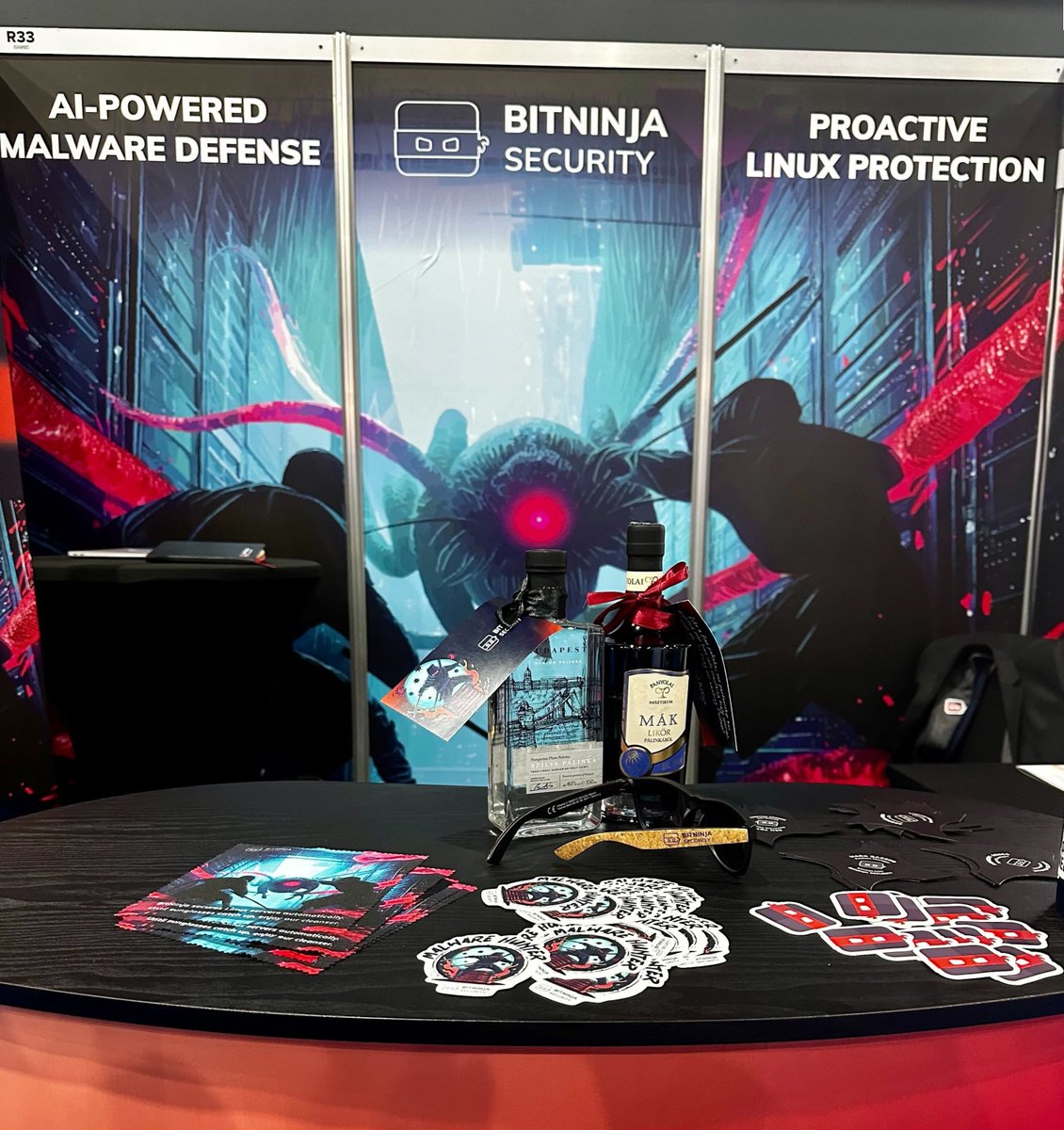 Ever heard of #Pálinka? 🍇 It's not just any drink; it's a Hungarian national treasure! 🇭🇺💎 Don't just take my word for it, though. Swing by Booth R33 and put your taste buds to the ultimate test! 🥂#CloudFest #BitNinja #TasteHungary  #ServerSecurity #Panyolai