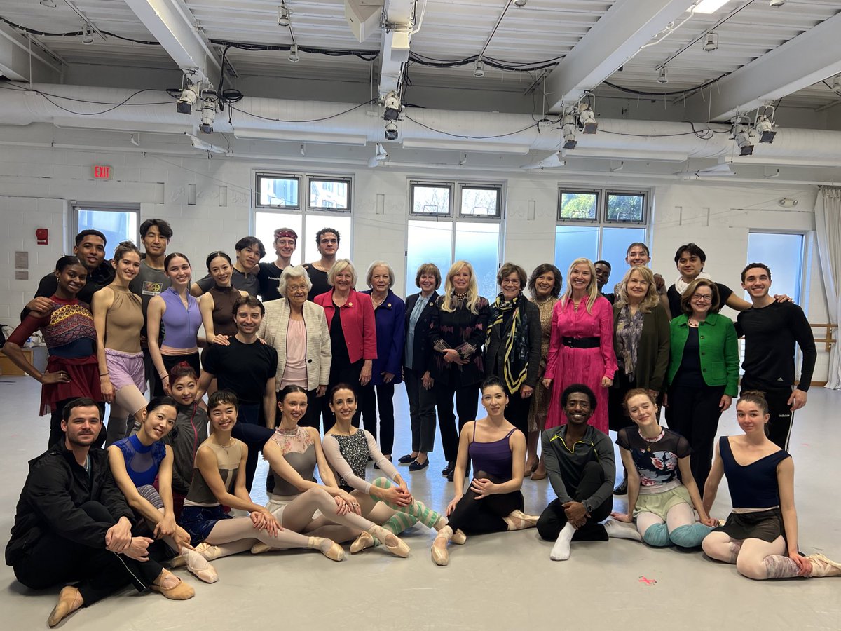 Thank you, @TWBallet dancers, artistic director Edwaard Liang, choreographer Houston Thomas, and Karen Shepherd, Managing Director, for letting the Senate spouses sneak into your dress rehearsal and seeing your talent and devotion up close! #photo #dance #travel