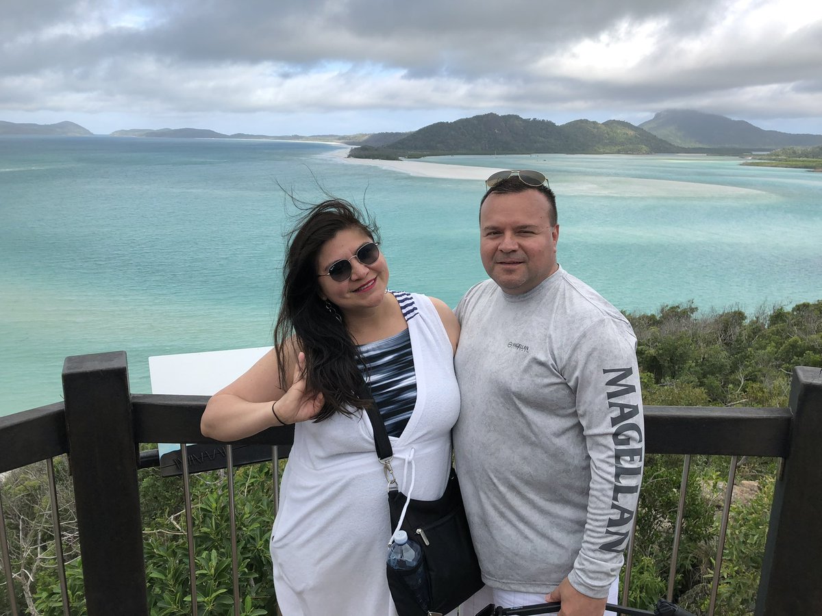 Saw Whitehaven beach trending so sharing a pic from our vacation there in 2019.  Still looks great with overcast skies but on a sunny day, the water and pics pop.