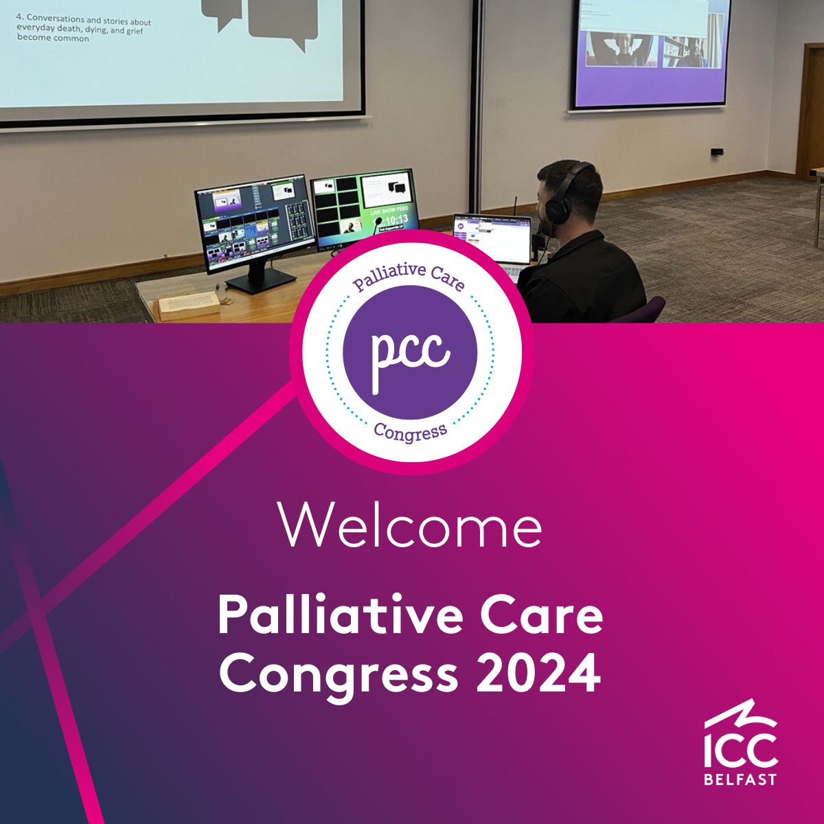 Today we virtually welcome delegates for the @PCCongress 👋 This annual event will connect over 500 end-of-life care experts over the next 2 days as they discuss what can be learnt from palliative care specialists across the globe and how can they collaborate? #PCC2024