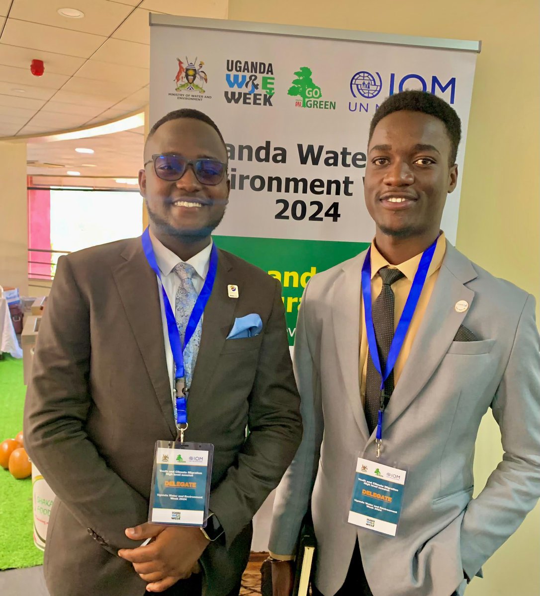 Today I was honoured to be part of a high level session on Youth Led Solutions to Climate Migration Challenges in the fight against the drastically changing climatic conditions by @youthgogreen @EdwinMuhumuzaB in partnership with @UNmigration @UNHCRuganda @min_waterUg #MWE