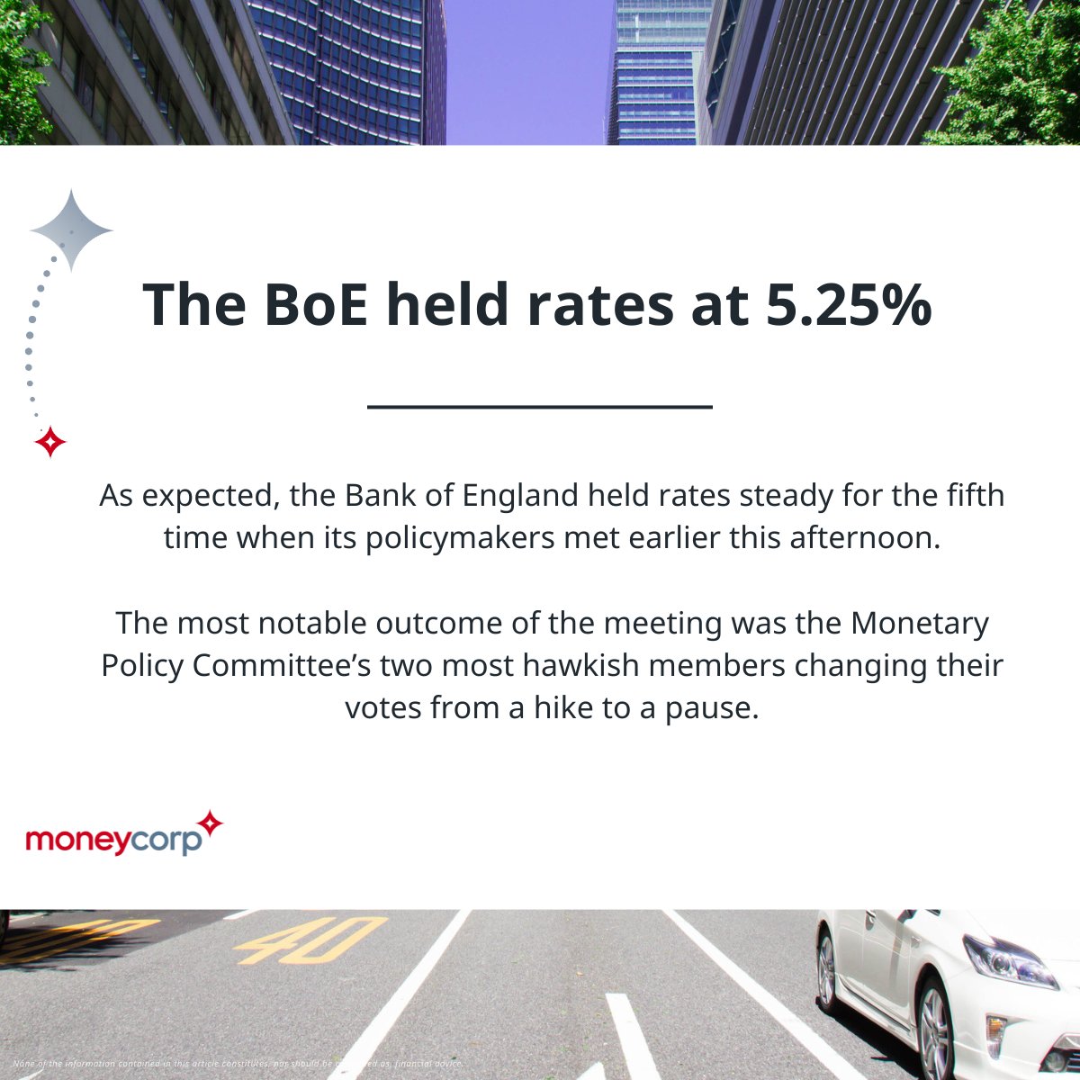 Here's what happened at the latest Federal Reserve and Bank of England meetings. Sign up to our marketing emails to stay updated with market movements: m.moneycorp.com/32mPaMu #FederalReserve #BankofEngland #InterestRates