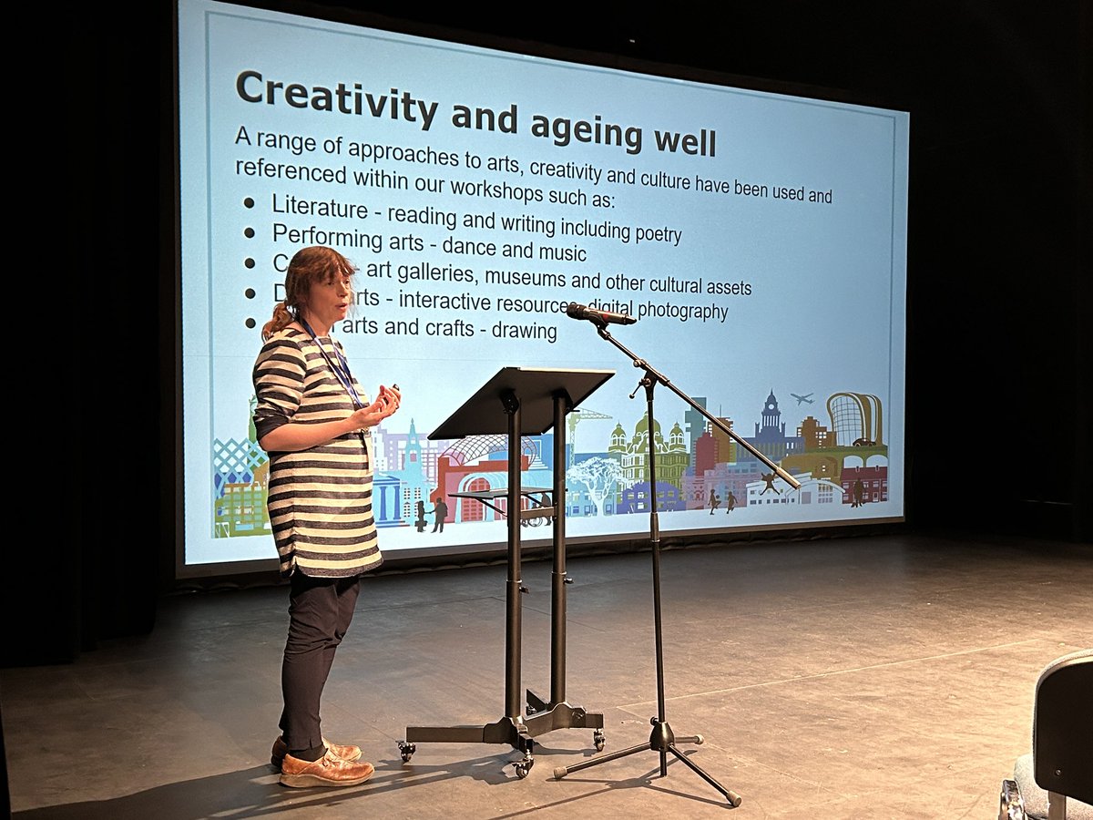 Thank you <a href="/ReimagineAgeing/">Reimagine Ageing</a> for a fascinating day looking at the role of creativity in ageing well. Presentations including  @OlderEnsemble @ArtHealthWY &amp; <a href="/YorkshireDance/">Yorkshire Dance</a> will inform our future work with older people &amp; digital using arts &amp; culture as an enabler #DigitalInclusion