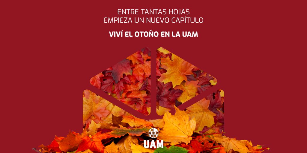 Pasamos página a una nueva estación con muchas hojas 🍂 Empieza el otoño 🍁, vivilo en la Unidad Agroalimentaria Metropolitana 🤙