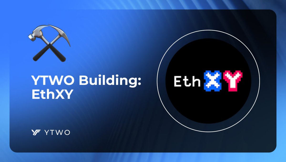 YTWO_VENTURES's tweet photo. 🧵 YTWO Building: EthXY

YTWO is constantly supportive of its partners. Whatever their position is. We will assist in bringing the project and team to a good level, after which we will provide it with all of the tools it needs to thrive.

Today, we will chat about @ethxy. https://t.co/Vg9gNBwagv
