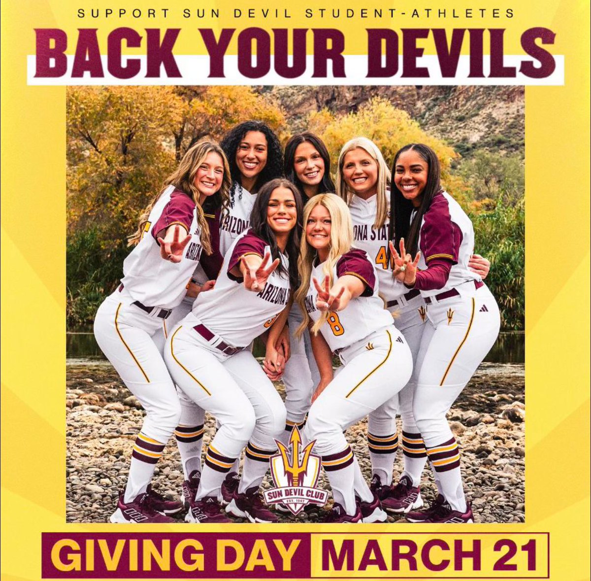 Back Your Devils and help us reach our goal by making a donation to the program during Giving Day. 🔗: bit.ly/backyourdevils… #ForksUp /// #BackYourDevils #GivingDay