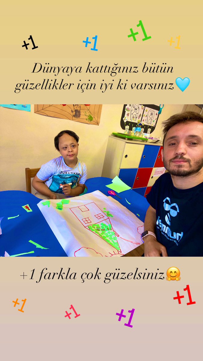 +1 farkla çok güzelsiniz🤗 Dünyaya kattığınız bütün güzellikler için iyi ki varsınız🩵 #21martdünyadownsendromugünü