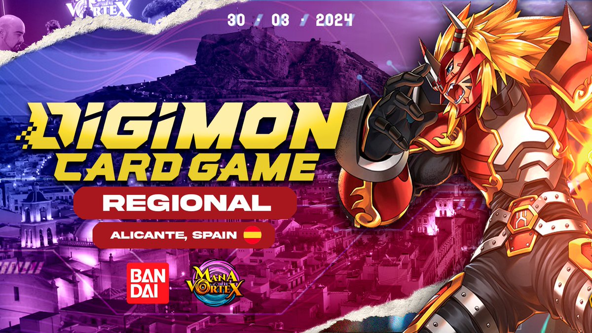 manavortexshop's tweet photo. El fin de semana del 29 al 31 va a estar dedicado a Digimon TCG

✅29 Marzo: Torneo local - 17:30PM
✅30 Marzo: Regional Offline - 10:00AM
✅31 Marzo: Torneo 3vs3 - 10:00AM

Venid preparados para jugar mucho Digimon⭐️ https://t.co/pZIAuoooO7