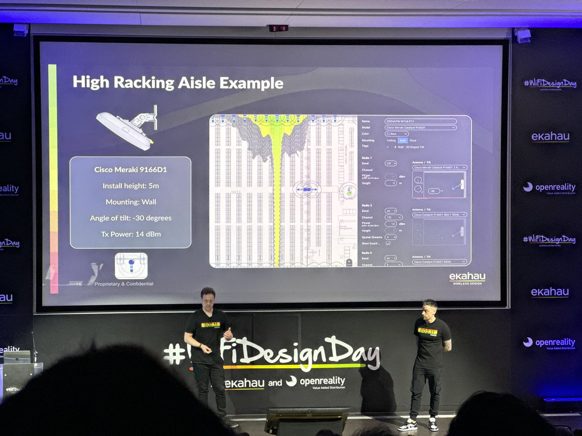 Love the great detail and use case for the Cisco 9166D1 in a warehouse from <a href="/MacDeryng/">Mac Deryng</a> and <a href="/MattStarling/">Matt Starling</a> #wifidesignday