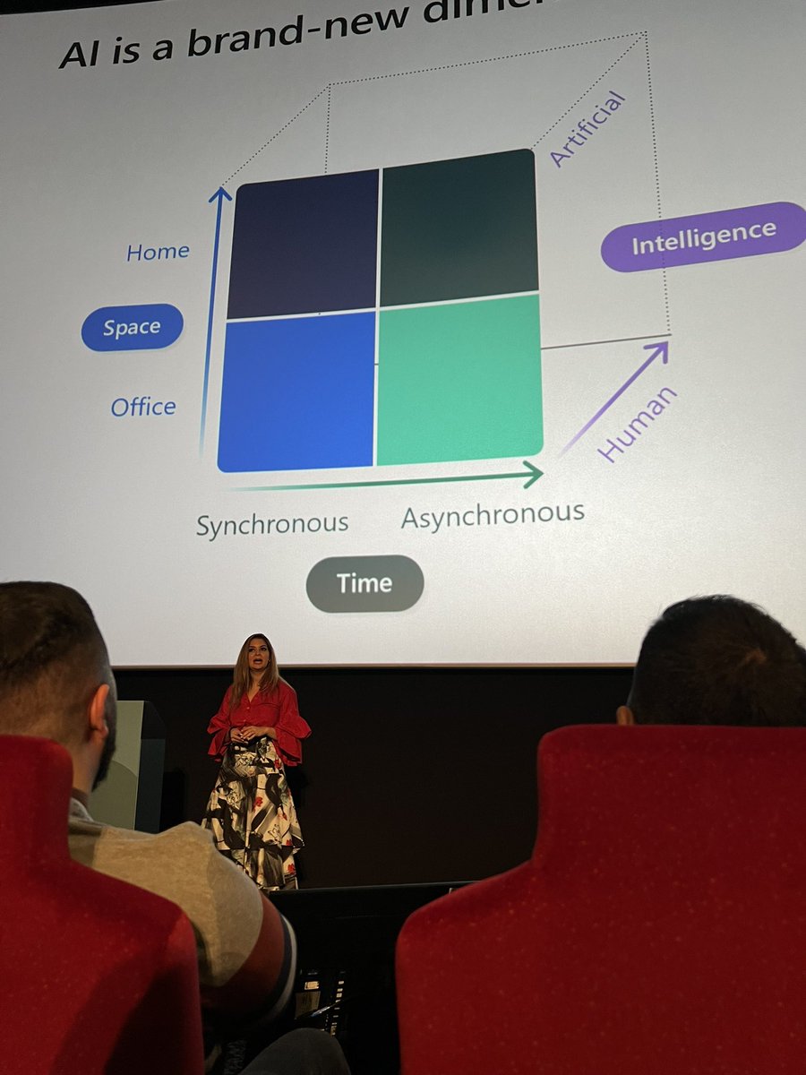 waldo1001's tweet photo. @donasarkar saying like it is.  No marketing fluff, but to the point session on anything AI.  Loved it!

Awesome keynote on #DaysOfKnowledgeUK  @DirectionsEMEA #msdyn365bc https://t.co/5zND9sdKsX