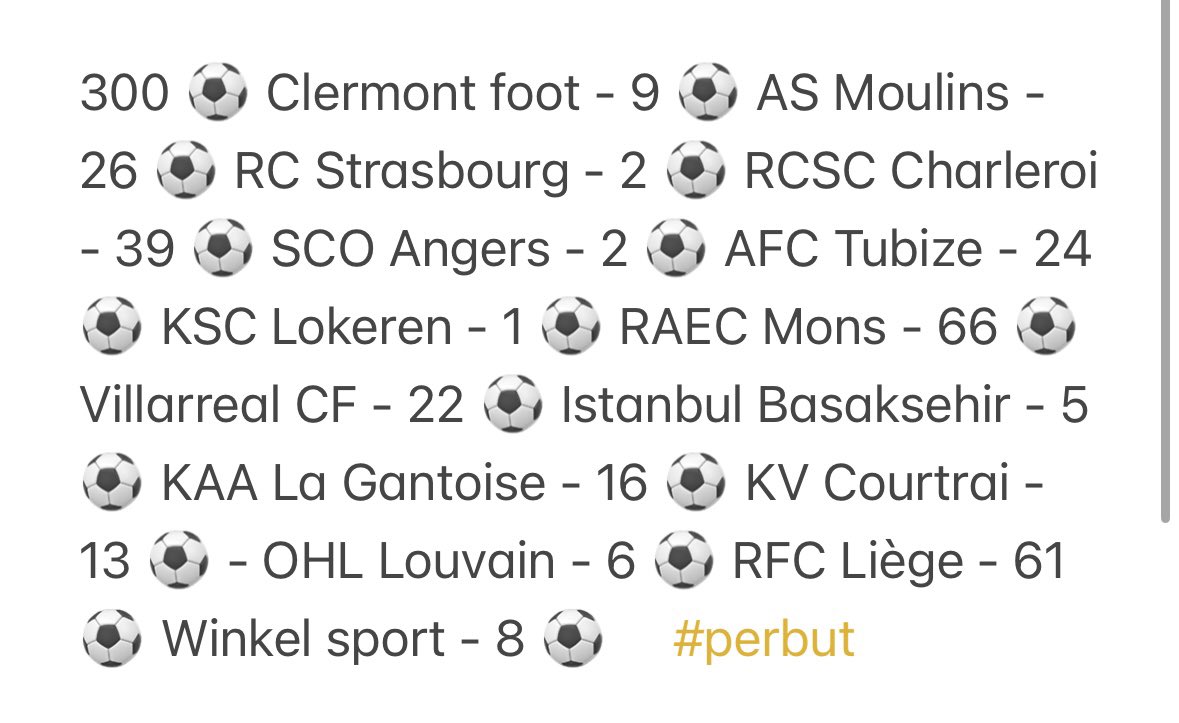 Officialjperbet's tweet photo. 300 ⚽️ en professionnel 😎 #perbut https://t.co/aMLWi6DExE