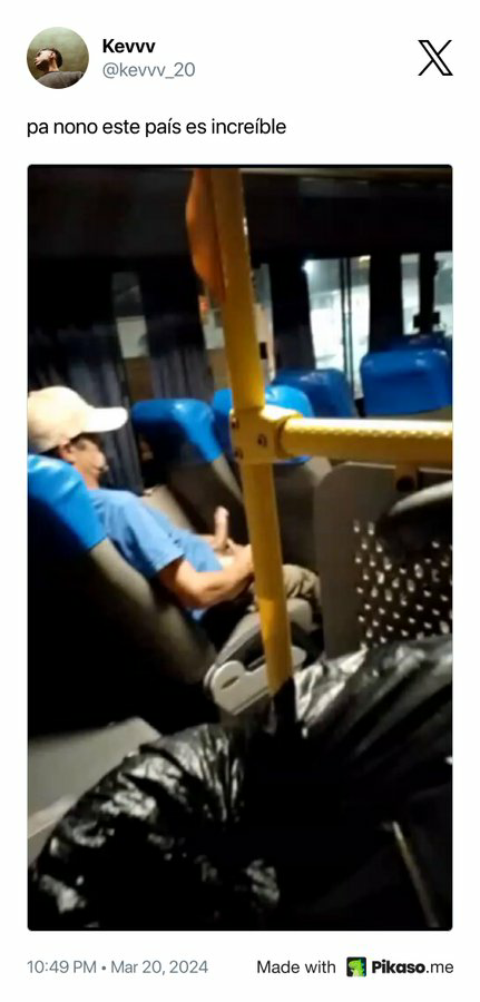 AlbertJulian13's tweet photo. 🚨Alerta: degenerado en el transporte público en el sur si lo ven MASACRENLO no entienden de otra forma RT https://t.co/OJR5LSPhoe