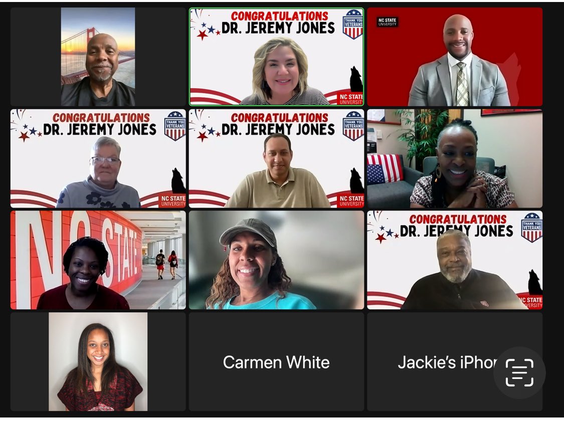 Congratulations to Dr. Jeremy Jones on his successful defense! His study focused on #transferableskills from the military to #HigherEducation #leadership. Big thanks to committee members  <a href="/DevonLGraves/">Devon Graves</a> and two special Veterans,  <a href="/PamHowze/">Pam HOWZE</a> + Dr. José Picart.