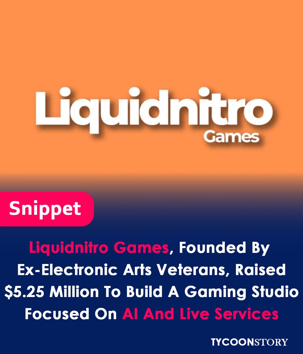 Gaming startup Liquidnitro, raises $5.25 million
#LiquidnitroGames #SeedFunding #GamingIndustry #InvestmentNews #hyderabadstartup #LiveOps #GameDevelopment #AIinGaming #GeoAdaptedProduction #MobileGaming