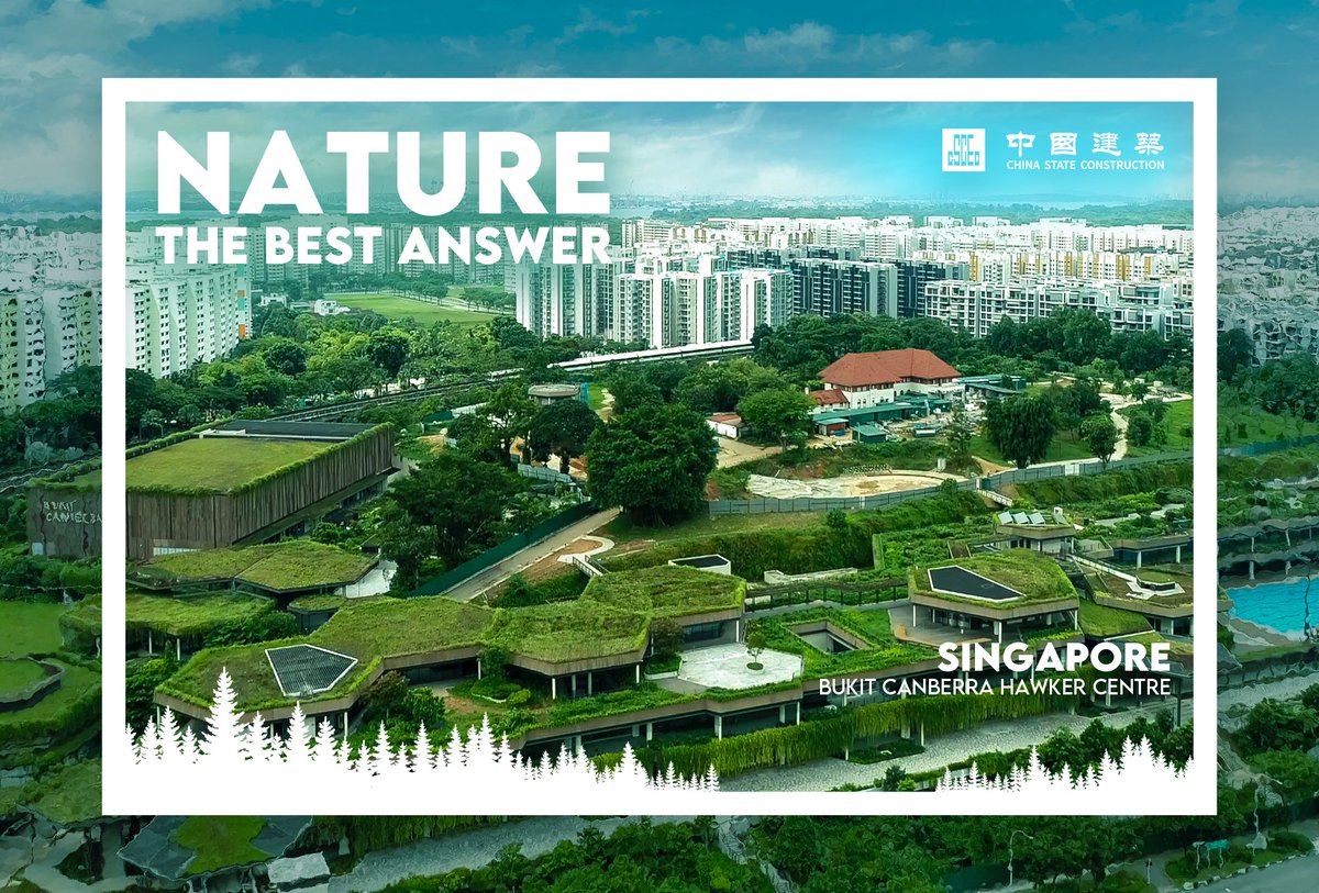 CSCECNEWS's tweet photo. Nature is the best answer.
At Bukit Canberra Integrated Sports and Community Center, we embrace eco-friendly construction, preserving over 500 trees. Rooftop soil-free plants cool the structures, blending technology with nature.
@FAOForestry #CallOfNature #ForestInnovation #IDF https://t.co/p3wHRVAR7O