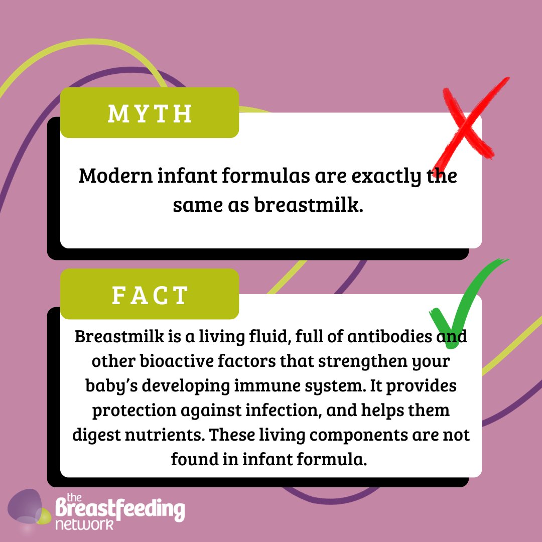 The Breastfeeding Network UK (@bfn_uk) on Twitter photo Your breasts have evolved to produce food for your baby - if you want to use them for this, you don’t need any other explanation 💜
But if you look into the science, breastmilk is amazing!
If you want to find out what's in breastmilk: <a href="/Milk4TinyHumans/">Human Milk</a>
human-milk.com Your breasts have evolved to produce food for your baby - if you want to use them for this, you don’t need any other explanation 💜
But if you look into the science, breastmilk is amazing!
If you want to find out what's in breastmilk: <a href="/Milk4TinyHumans/">Human Milk</a>
human-milk.com