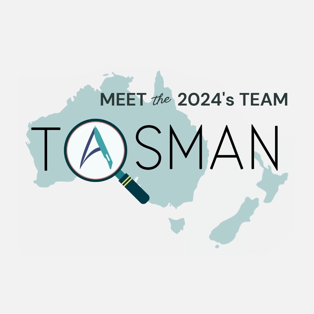 🥳 Welcome to the 2024 TASMAN Executive Committee! 🥳
Join us, as we share our passion for research and education. Stay tuned for updates on seminars, events, and research projects🔬, either through our Facebook or our brand new Instagram page 🥳 (instagram.com/tasman.anz/)