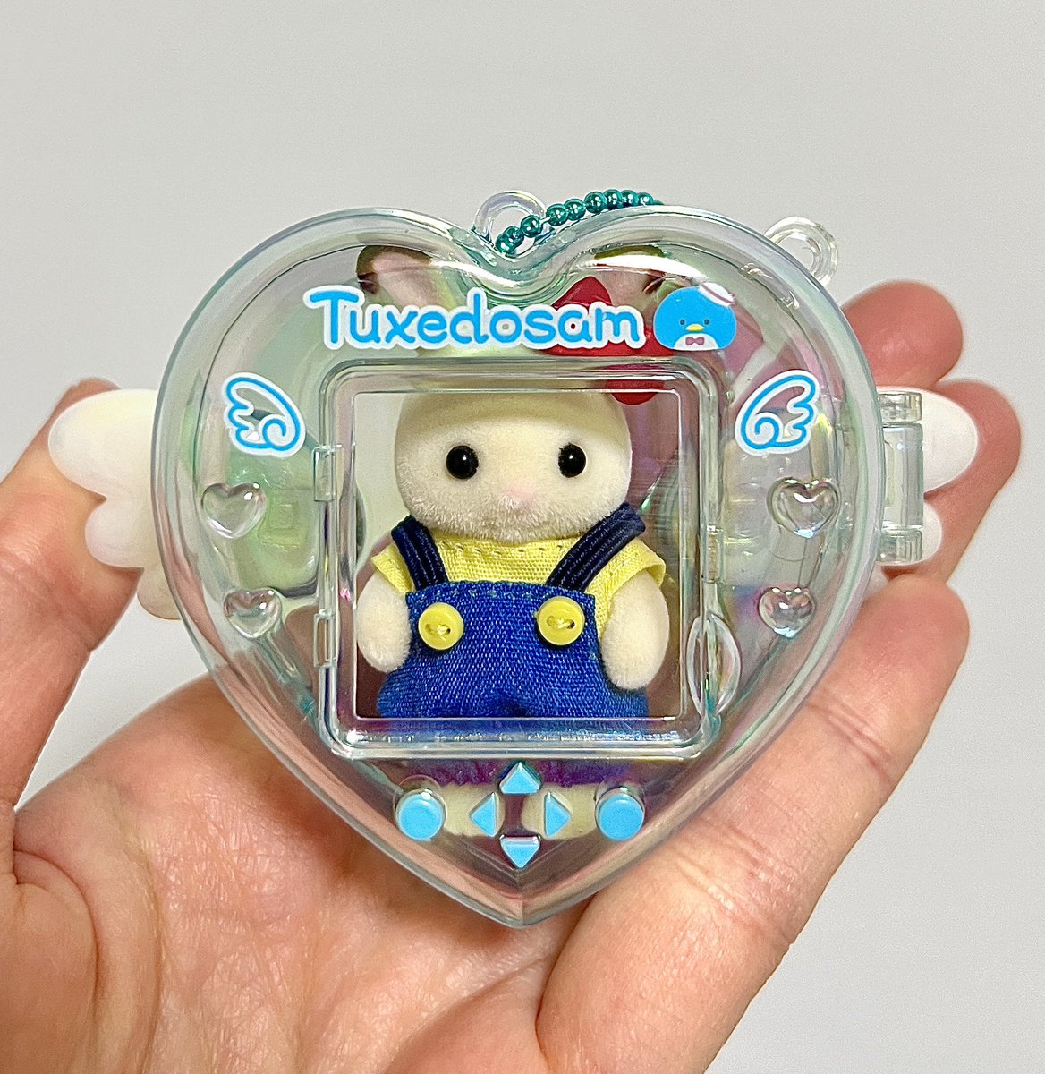 シークレットゲーム機風チャーム🩵 中に入ってもらっても可愛い