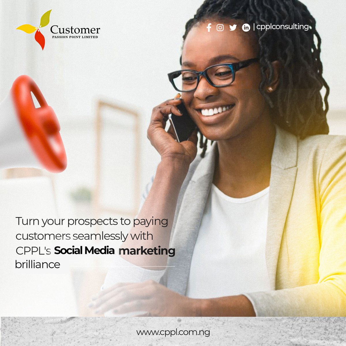 cpplnigeria1's tweet image. Connect with your local audience effortlessly! At #CPPL, our data-driven approach ensures that your business gets noticed by potential customers in your community.
Let’s drive your brand’s visibility.

Get started here cppl.com.ng/social-media-m…

#socialmediamarketing