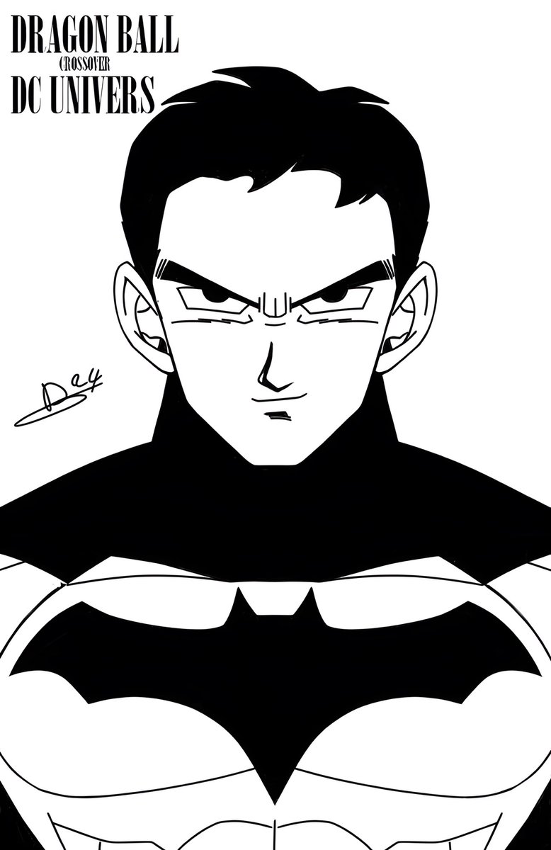Damsartist1's tweet photo. #imvengeance #crossover #DCU #DragonBall #TheDarkNight #TheBatman 💪😉 https://t.co/c9LG0C77cJ