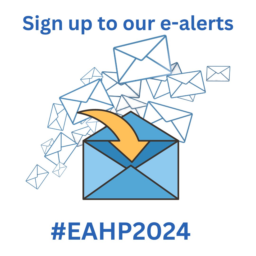 Want to keep up with the latest research but you're stretched for time? Our e-alerts sum it up perfectly! Sign up today #EAHP2024 bit.ly/48USJrK 👈