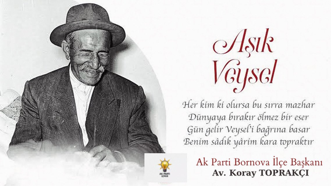 Aşık Veysel Şatıroğlu’nu ölüm yıl dönümünde saygıyla anıyoruz.. (1894-1973) #aşıkveysel @avhamzadag @Bilalsaygili @Akparti