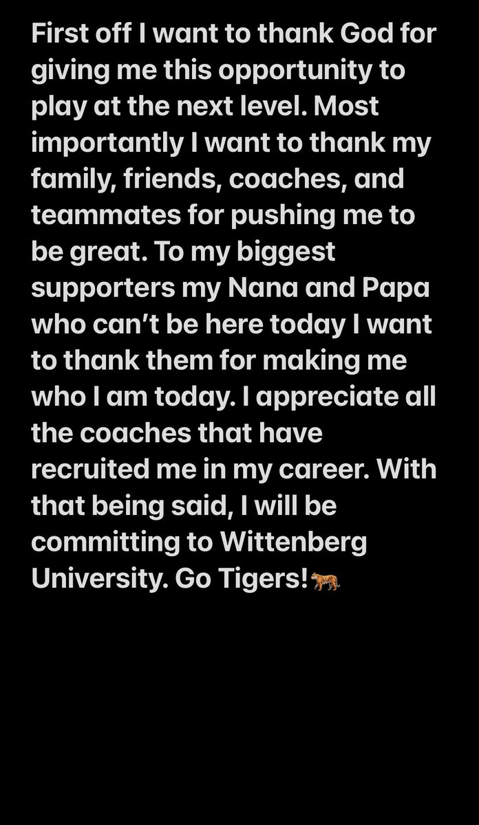 Committed. Go Tigers!
