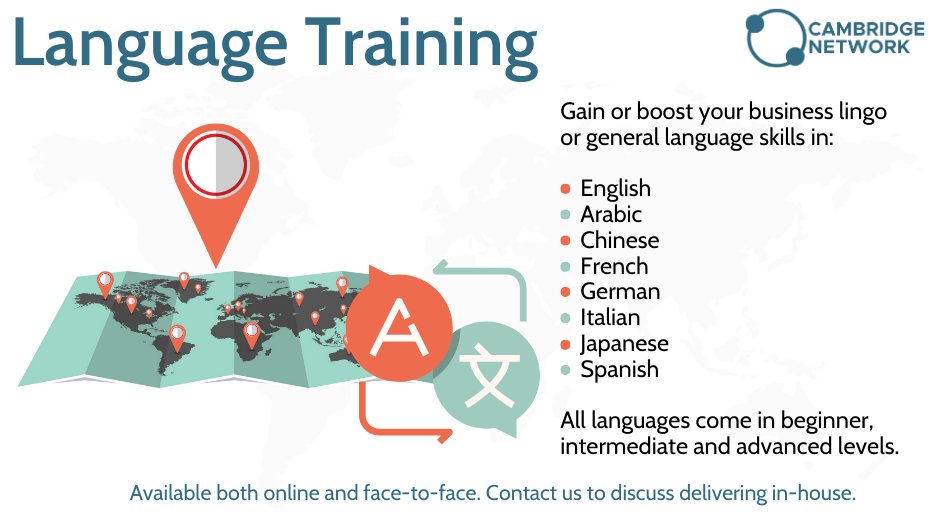 Do you want your international staff to communicate effectively in any business scenario? 🌍 Our Business English course is designed to enhance their ability to write emails, reports and engage confidently in meetings. 💼 See all languages here ➡ cambridgenetwork.co.uk/learning/cours…