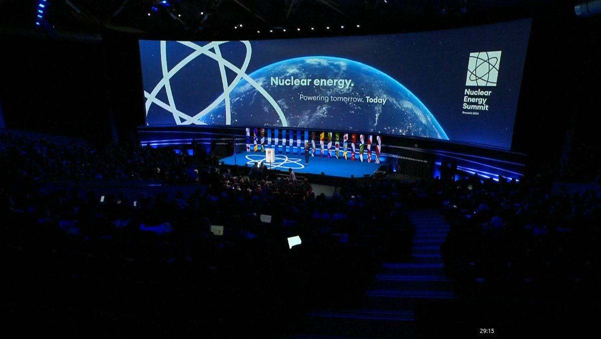 RRInternational's tweet photo. Acesta participă, alături de preşedintele @KlausIohannis, la #Summitul Energiei Nucleare la Bruxelles. (2/2) https://t.co/GSU852mHQN