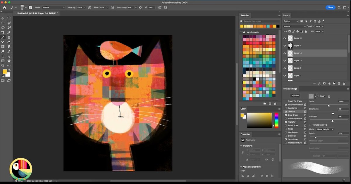 Just working on some videos for my Toucan Tier membership over at Ko-Fi ....for less than the price of a pint a month you can get access to a burgeoning collection of exclusive content from yours truly... 

ko-fi.com/garethlucasart…

#tutorial