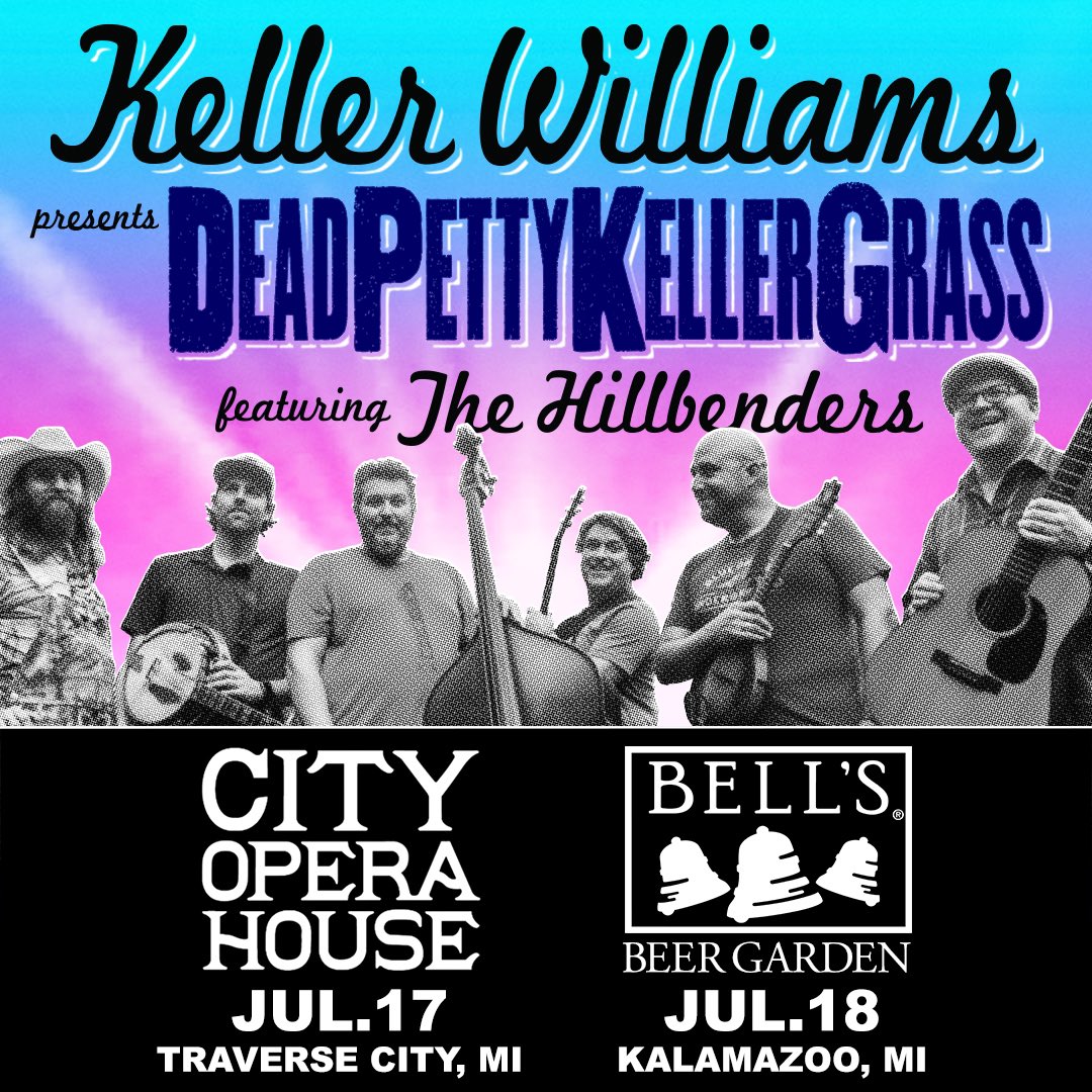 Michigan! Get ready for Keller’s latest project #deadpettykellergrass ft. @Hillbenders coming to @CityOperaHouse & @BellsBrewery #bellsbeergarden 🎟️ on sale this Friday 3/22 at 10 am kellerwilliams.net/shows