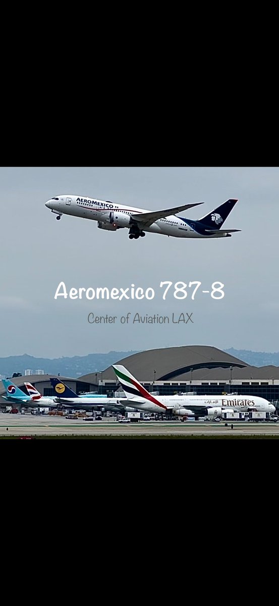 Aeromexico Boeing 787-8 Takeoff LAX ✈️ youtube.com/shorts/3Qwk613… #centerofaviation #avgeek #aviation #avgeeks #aviationphotography #planespotting #planes #planespotter #aviationgeek #aviationlovers #b787 #boeing #Boeing787 #lax #aeromexico
