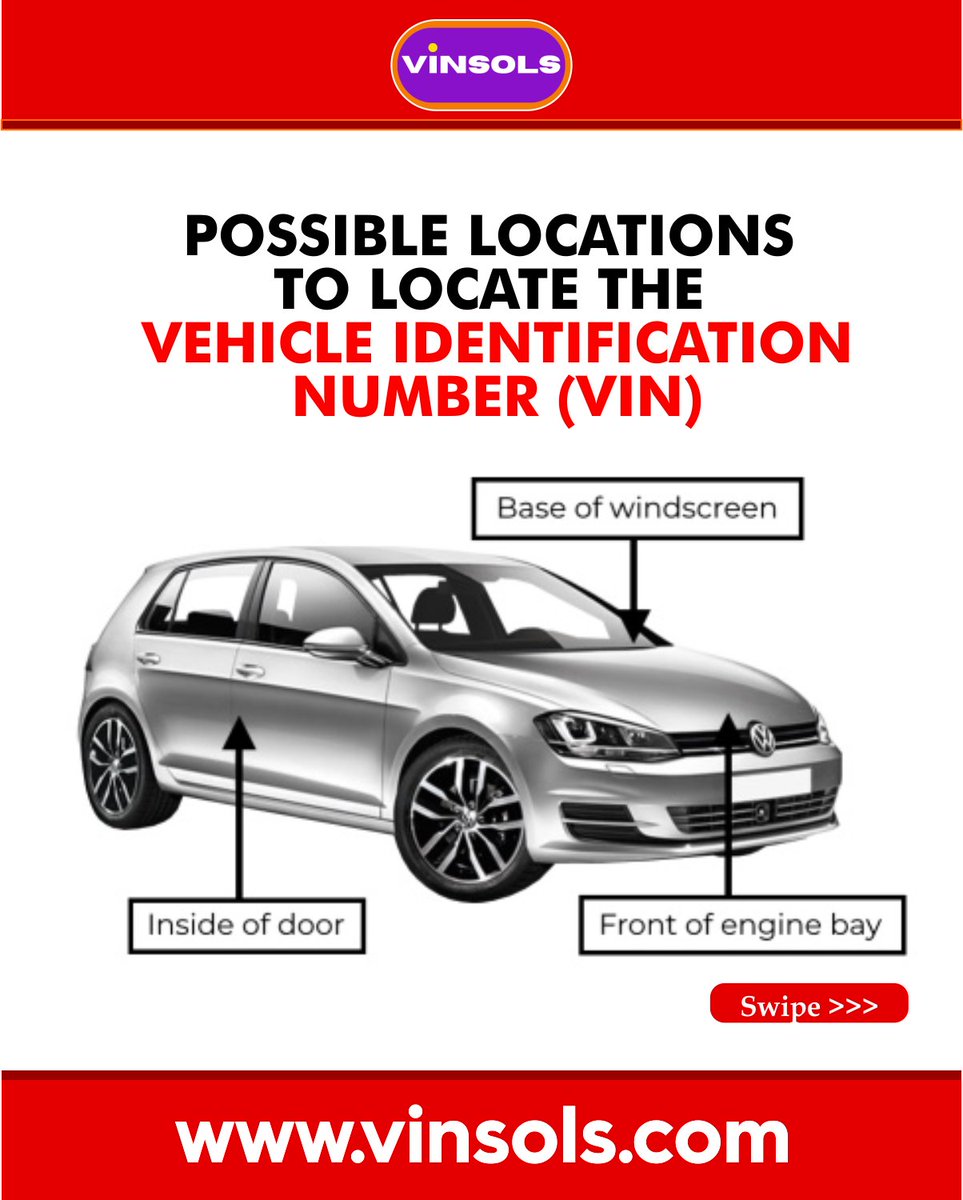 Ever wondered where your car's VIN is hiding? Let's shed some light on this crucial identifier! Here are the top spots to hunt down your VIN #Vinsols1 #vincheck #vehiclereport #stolenvehicles #Accidentcars #stolencars #cars #carslover #tokunbocars 1 USD Bobrisky  Zhuo 

A THREAD