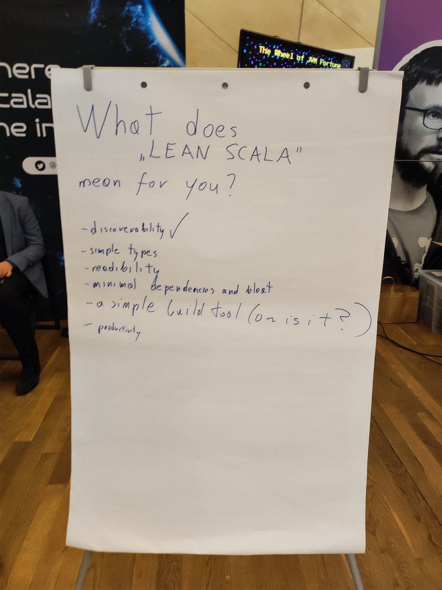 Feedback needed! Come to the @ScalaSpace & @VirtusLab stand and answer the question 👇 #scalarconf