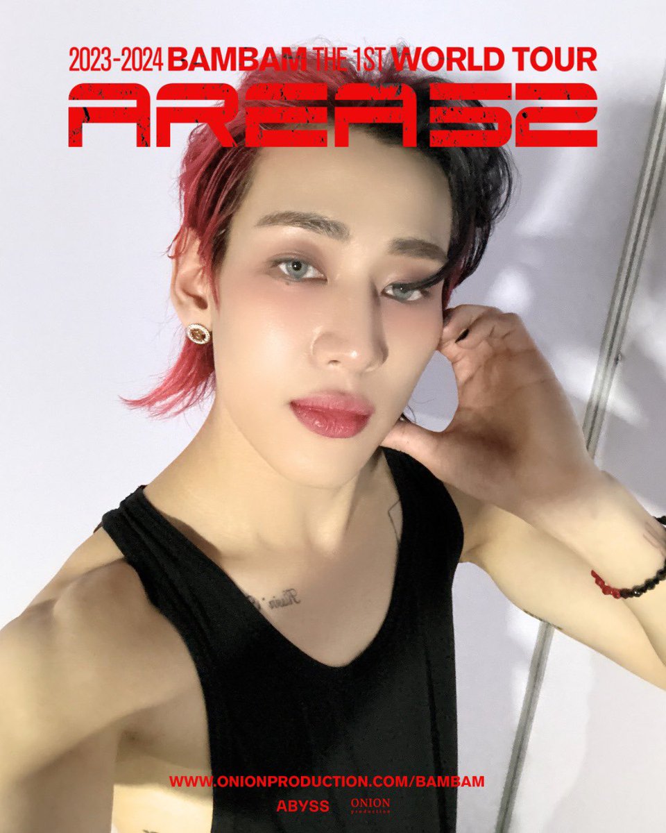 Tomorrow night is the night! Europe, are you ready for BamBam? 2023-2024 BamBam THE 1ST WORLD TOUR [AREA 52] in Europe 📍24.03.22 Paris, France 📍24.03.24 London, UK 📍24.03.26 Frankfurt, Germany Official ticket link: onionproduction.com/bambam BamBam, an artist who leads the