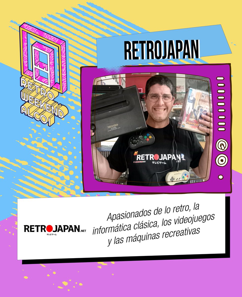 A la peña de #retrojapangames les flipan las consolas, la informática clásica, las “maquinitas”. También venden y compran videojuegos y sin fin de cosas más.
#RWA2024
<a href="/ajuntamentalcoi/">Ajuntament d'Alcoi</a> @joventutalcoi <a href="/UPVCampusAlcoy/">UPV Campus d'Alcoi</a>