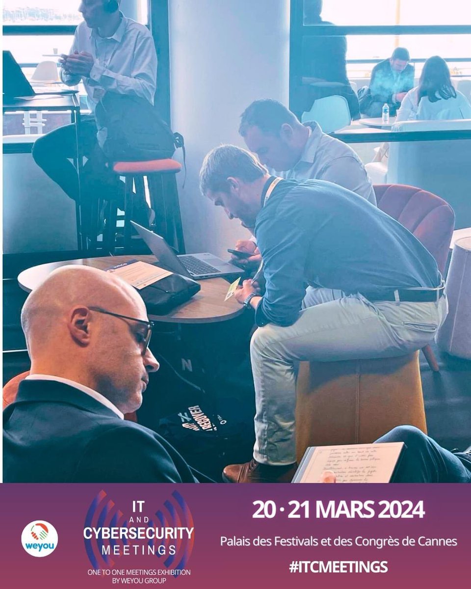 Deuxième jour au salon #ITCmeetings, dernière chance pour venir rencontrer nos exposants 🚀 

📆 Aujourd’hui jusqu’à 18h30 au <a href="/CannesPalais/">Palais des Festivals</a> 

Badge d'accès gratuit → lnkd.in/ekN2u-ud