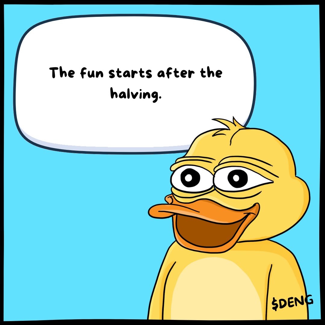 dengonsolX's tweet photo. $BTC, ok to go through halving... $DENG... please no. I still have trauma from seeing grandma getting roasted and halved. https://t.co/TcuwiOXKoU