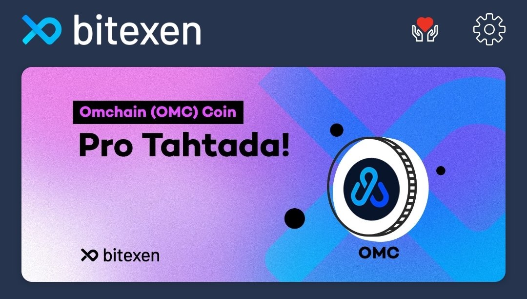 Hayırlı olsun artık #omchain almak çok daha kolay 
#Omchain 🤝👏 #Bitexen 
#kriptohaber #kriptopara  #Boga