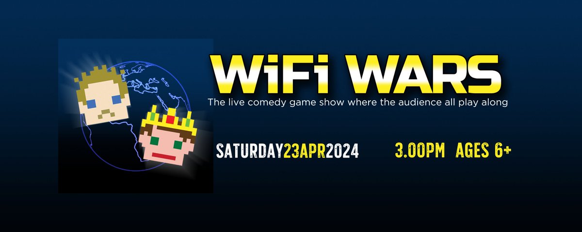 We have just a handful of tickets left for @WiFiWarsUK on Saturday - who will YOU be bringing to beat ... errr... we mean... play with???? 📱📱📱📱 Held at the award winning @ForgeComedyClub @IronworksBTN - see you there!!!!!