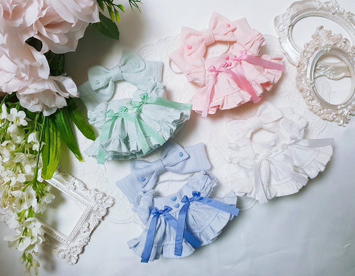 mamangdiary's tweet photo. 💘 [3월신청] 신상 NO.1 💘

🌸 러블링파스텔 🌸

- 사이즈) only 10cm
- 구성) 원피스/헤어리본 
- 컬러) 화이트,연핑크,연블루,연민트

>> 수량은 제한 둘지 아직 미정! https://t.co/9hOq8Swvzo