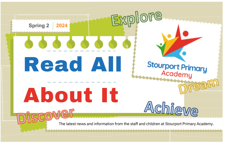 Read All About It! Check out the Spring 2 edition of our newsletter stourportprimary.worcs.sch.uk/news-and-event… @SevernAcademies @WyreForestSSP @WorldBookDayUK @ScienceWeekUK @SpozPoet @AuthorHenshaw @AuthorsAbroad_ @worcscc