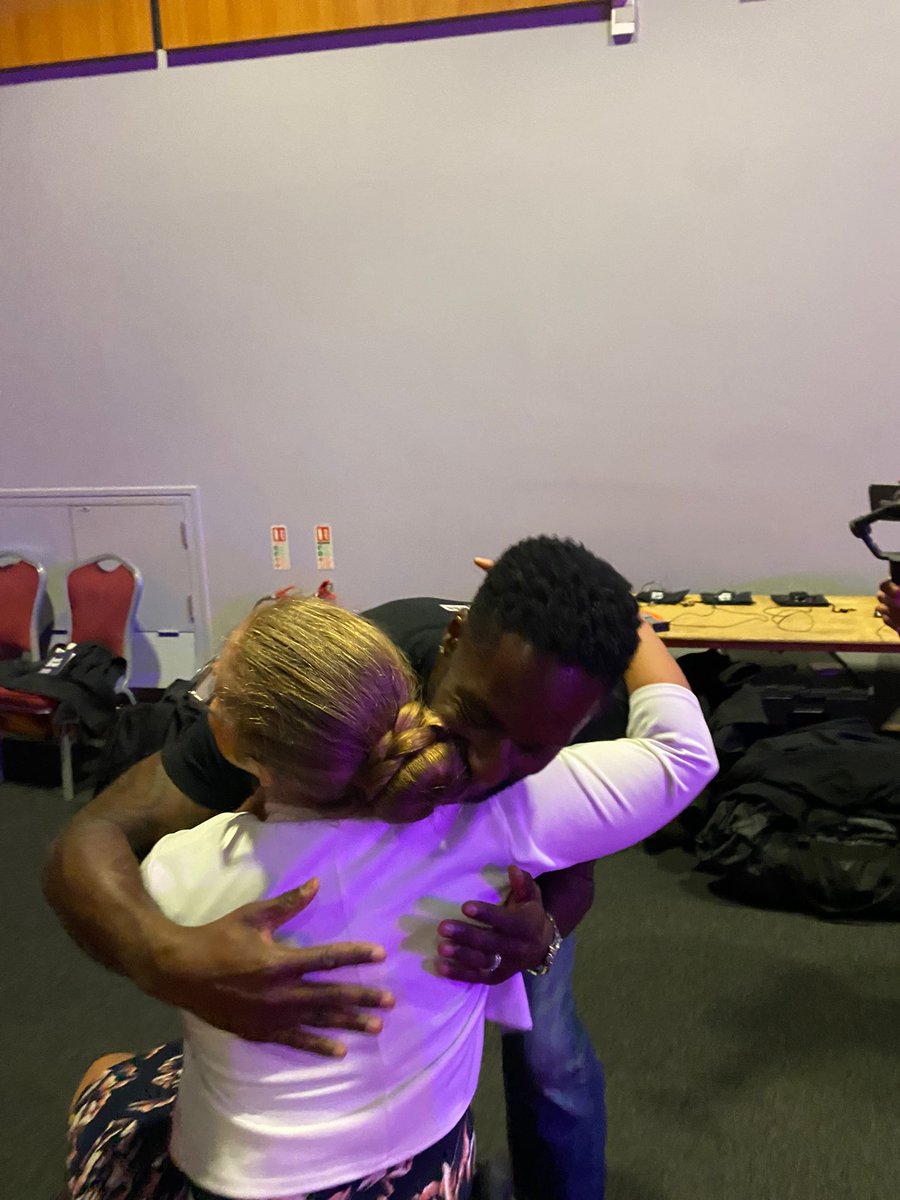 I had the absolute pleasure of meeting @KenNwadikeJr yesterday @YouthSportTrust conference. What an amazing story he has that needs to be heard. #Freehugs